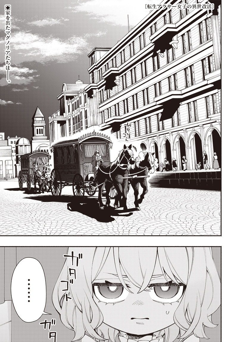 Tensei Arasaa Joshi no Kotoyo Kaikatsu - Chapter 9.1 - Page 1